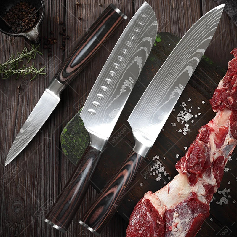 Japanese Kitchen Knives Set