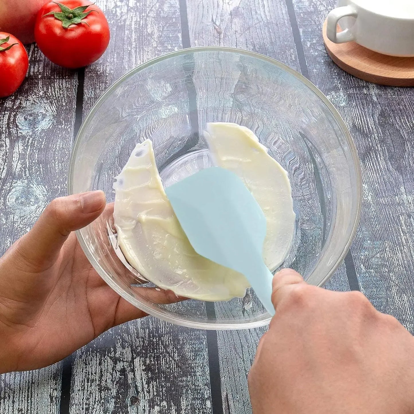 6 Pieces Silicone Spatula Set