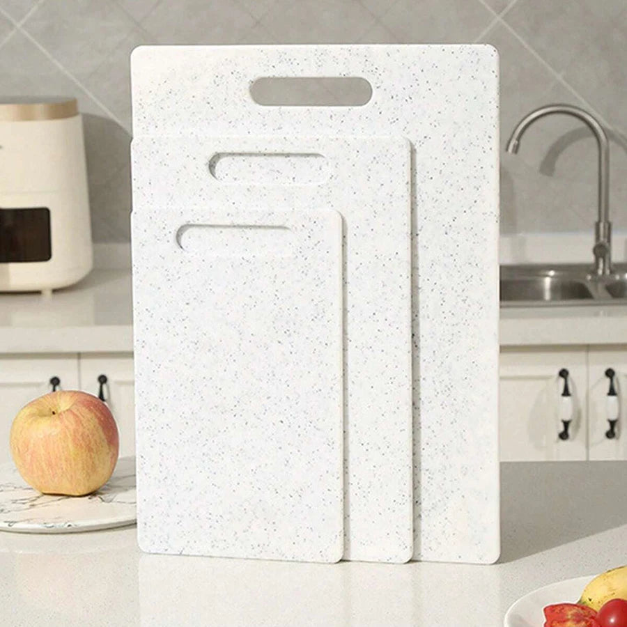 Imitation marble texture plastic cutting board Antibacterial mildew kitchen vegetable cutting board is dishwasher safe