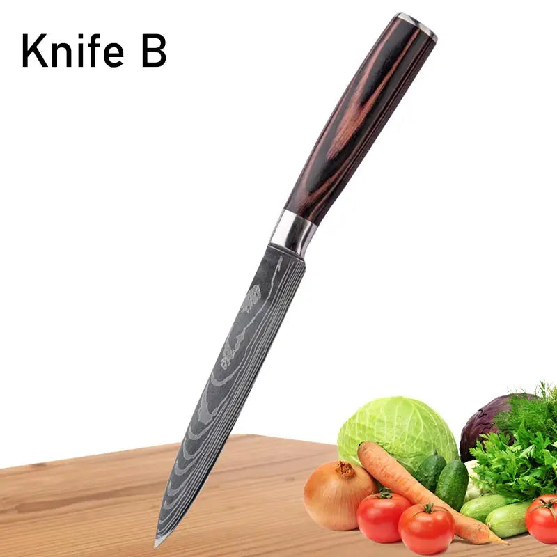 Japanese Kitchen Knives Set