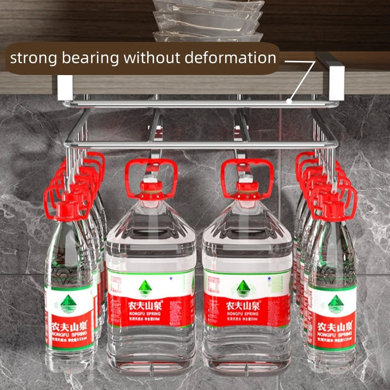 1PC Stainless Steel Hanging Kitchen Storage Rack