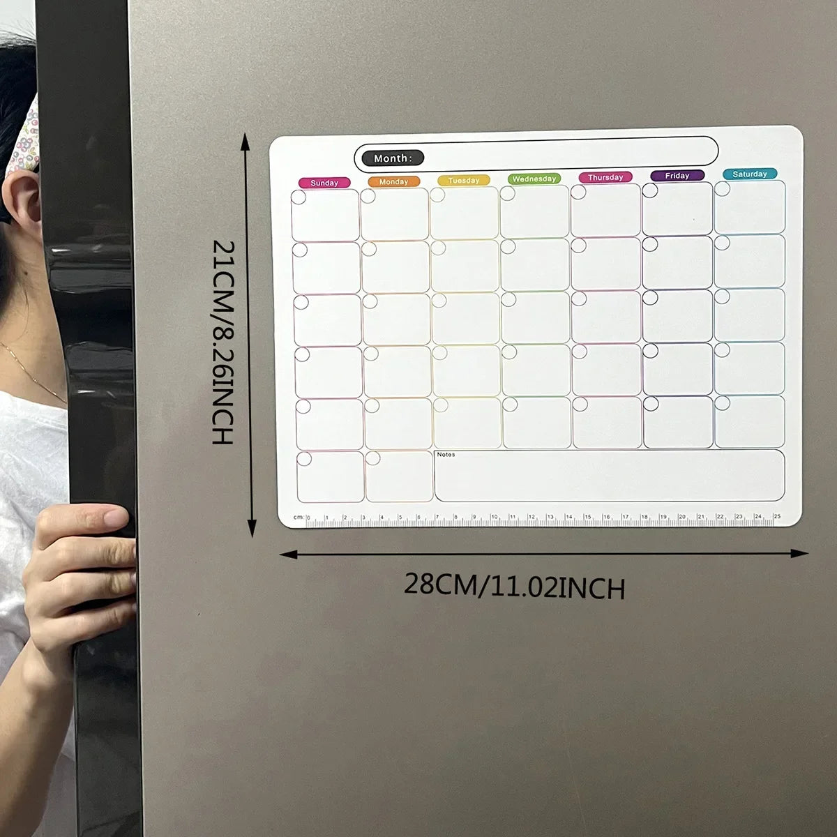 refrigerator magnet calendar