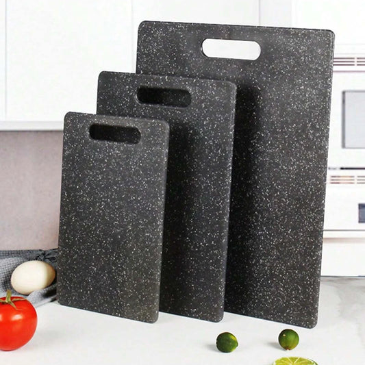 Imitation marble texture plastic cutting board Antibacterial mildew kitchen vegetable cutting board is dishwasher safe