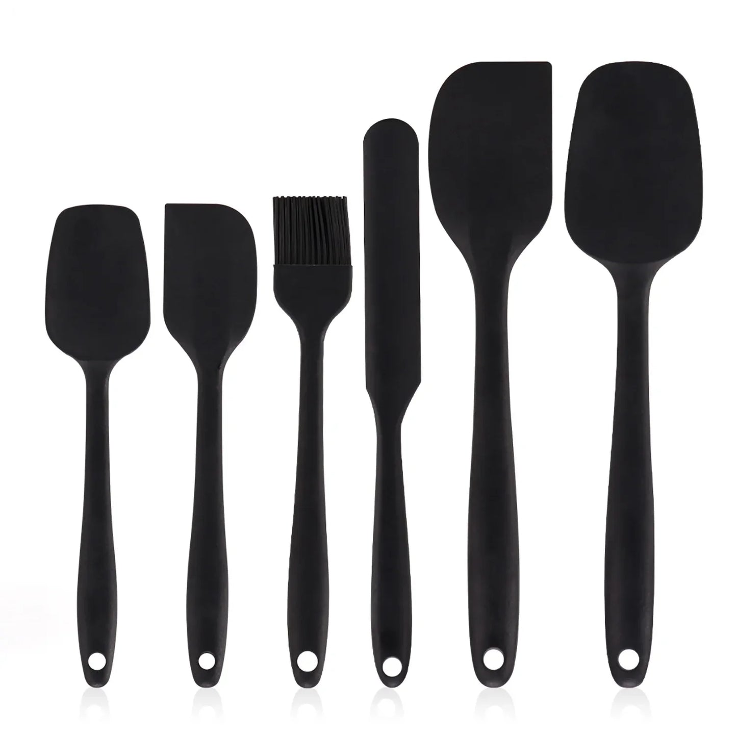 6 Pieces Silicone Spatula Set