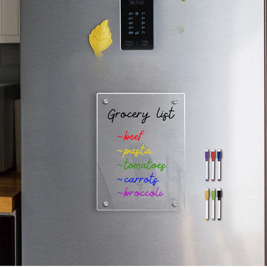 Magnetic Transparent Acrylic Message board