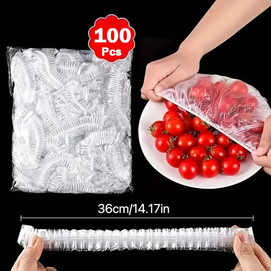 100pcs Disposable Food Covers