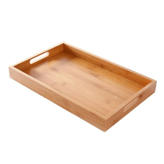 Wide Bamboo Organizer Tray
