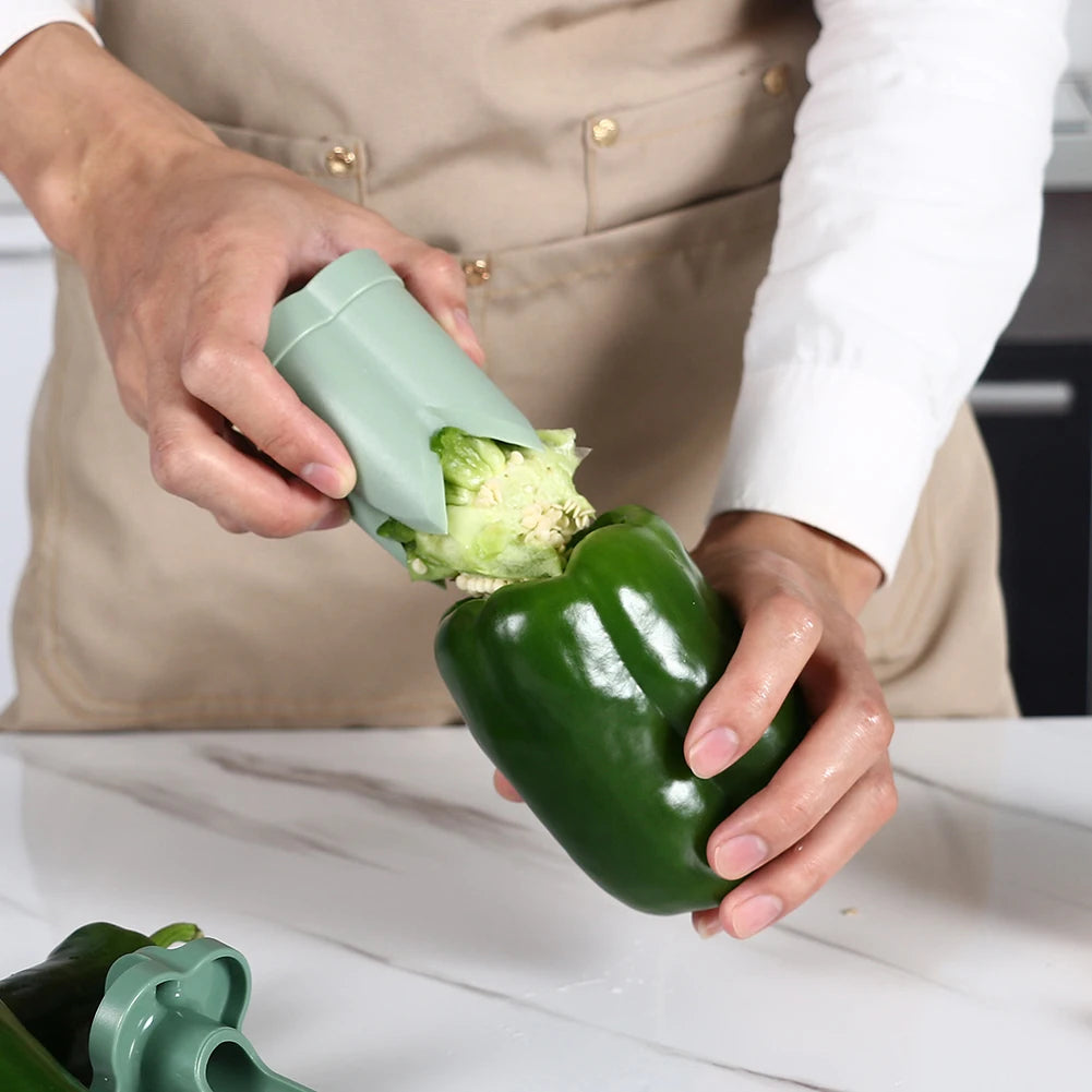 2-in-1 Fruit Pepper Corer